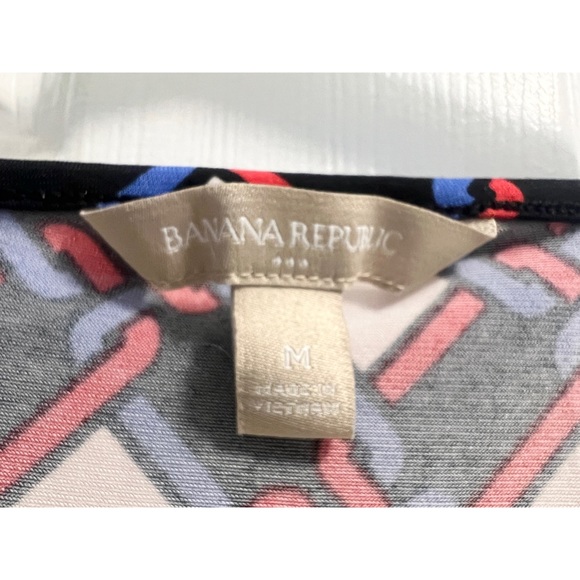 Banana Republic cotton-silk short sleeve top - Picture 2 of 2